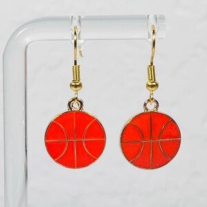 Basketball Dangle Earrings